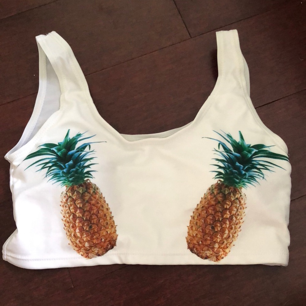 pineapple bikini top